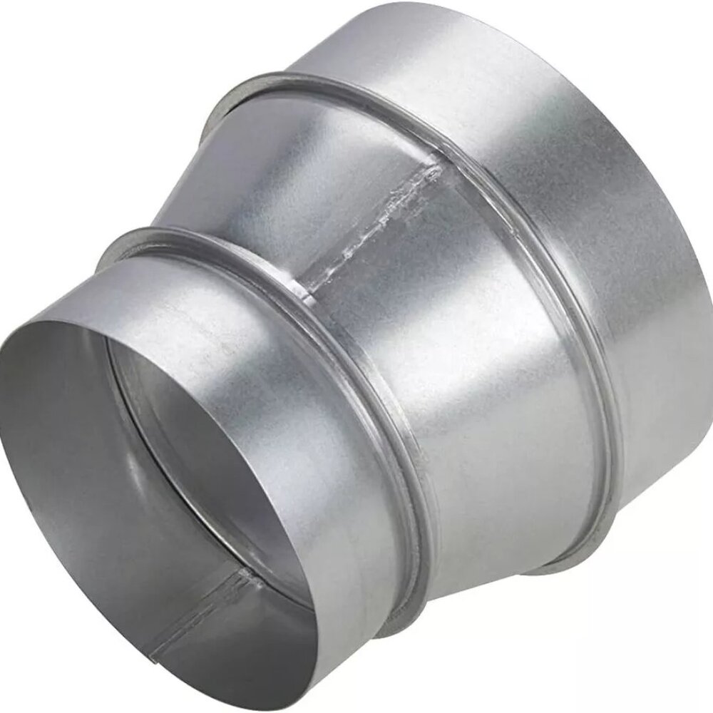 Imperial 5-in x 4-in Galvanized Steel Duct Reducer